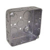 RACO 8192 4IN SQ STEEL OUTLET BOX4X1-1/2