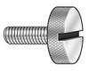 RICHARD MANNO CO. 4024-SL THUMB SCREW KNURLED 8-32X1/2 L PK5