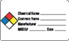 ROLL PRODUCTS 141534 HAZARD CHEMICAL LABEL ROLL PK 250