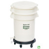 RUBBERMAID COMMERCIAL PRODUCTS FG262400WHT BRUTE GREENSKEEPER 20G/76L WHT