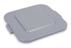 RUBBERMAID COMMERCIAL PRODUCTS FG352700GRAY D1938 TRASH CAN TOP FLAT GRAY 2 IN H