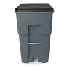 RUBBERMAID COMMERCIAL PRODUCTS FG9W2200GRAY 95GAL ROLL OUT WASTE CONTAINER