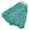 RUBBERMAID COMMERCIAL PRODUCTS FGF13700GR00-14U454 MOP CUT END 24OZ 6PK GREEN 5IN HEADBAND