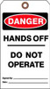 SEE ALL INDUSTRIES DTUF-G32 DANGER TAG 7 X 4 IN BK AND R/WHT PK25