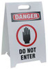 SEE ALL INDUSTRIES TP-DO NOT FLOOR STAND SAFETY SIGN 12 X 20