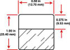 BRADY SPC ABSORBENTS PTL-17-427 .5"X1" PORTABLE THERMALLABEL