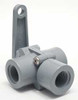 SMC 2361790 PVC BALL VALVE 3-WAY FNPT X FNPT 1/2 IN