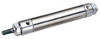 SPEEDAIRE 5ZEE8 AIR CYLINDER 10.62 IN L STAINLESS STEEL
