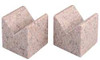 STARRETT 81534 GRANITE V-BLOCKS PINK 5-FACE AA 4X4X4