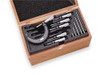STARRETT S436.1CXRLZ OUTSIDE MICROMETER SET- 0-6"- .001" GRAD