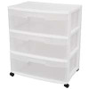 STERILITE CORP 29308001 3-DRAWER WIDE CART