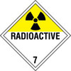 STRANCO INC DOTP-0051-PS VEHICLE PLACARD RADIOACTIVE WITH PIC