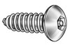 TAMPER-PRUF SCREW 31450 TAMPER SCREW BUTTON #10 1/2 L PK25