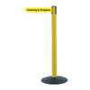 TENSABARRIER 875-35-STD-NO-YCX-C D0031 BARRIER POST WITH BELT PVC YELLOW