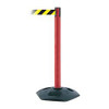 TENSABARRIER 886-21-STD-NO-D4X-C D0032 BARRIER POST WITH BELT PVC RED