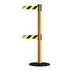 TENSABARRIER 889T2B-33-35-STD-NO-D4X-C D0016 BARRIER POST WITH BELT YELLOW
