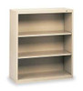 TENNSCO CORP B-42CP WELDED STEEL BOOKCASE H 40 2 SHELF PUTTY