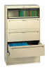 TENNSCO CORP LPL3660L50 PUTTY FILE CABINET LATERAL 5 DRAWER PUTTY