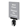 TENSABARRIER S08-P-36-7X11-V-HDSB-1701-33 D0085 ACRYLIC SIGN GRAY WET FLOOR
