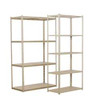 TENNSCO CORP ZV7-7224A-4D SAND BOLTLESS SHELVING ADD-ON 72X24 4 SHELF
