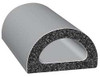 TRIM LOK INC X1333HT-100 RUBBER SEAL D-SECTION 0.38 IN W 100 FT