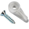 UNITED STATES HARDWARE WP-9877H STRM/SCRN CLIP W/SCREW 50BAG  
