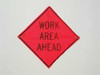 USA-SIGN C/36-EMO-3FH-HD WORK AREA AHEAD ROAD SIGN WORK AREA AHEAD 36 X 36IN