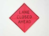 USA-SIGN C/36-EMO-3FH-HD LANE CLOSED AHEAD ROAD SIGN LANE CLOSED AHEAD 36 X 36IN