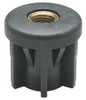 ELESA NDX.T-42 4X2 0-M12 TUBE END CAPS 1120 LB. BLACK