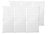 WALL CONTROL 35-P-3296WH WALL CONTROL INDUSTRIAL METAL PEGBOARD, 