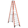 WERNER CO T7414 14FT TYPE IA FIBERGLASSTWIN LADDER T7414