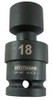 WESTWARD 4LXD3 FLEX IMPACT SOCKET 1/2IN DR 1IN 6PTS