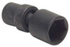 WESTWARD 4LYC5 FLEX IMPACT SOCKET 1/4IN DR 12MM 6PTS