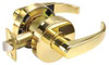 YALE PB4601LN x 605 DOOR LEVER LOCKSET CURVED BRIGHT BRASS