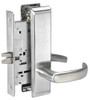 YALE PBCN8801FL x 626 MORTISE LOCKSET LEVER DULL CHROME