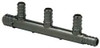 ZURN PEX QPM43-4 PEX MANIFOLD,CR POLYMER,PEX,3/4 IN.