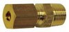 LEGRIS 0105 06 13 6MM TUBE OD X 1/4 BSPT BRASS COMPRESSION