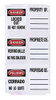 MASTER LOCK 0410-5701 LABEL SHEET FOR 410 LOCKS 49 LABLES P