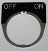 EATON 10250TM42 LEGEND PLATE HALF ROUND OFF ON BLACK