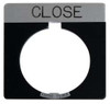 EATON 10250TS73 LEGEND PLATE SQUARE CLOSE BLACK