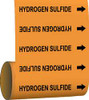 BRADY SPC ABSORBENTS 109350 PIPE MARKER 30 FT H X 8IN. W VINYL