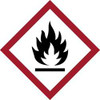 BRADY SPC ABSORBENTS 118877 LABEL,GHS FLAMMABLE,PAPER,PK4