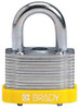 BRADY SPC ABSORBENTS 118975 PADLOCK KA 2 IN H 5 PIN STEEL PK 3