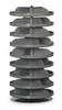 DURHAM MFG CO 1209-95 59-1/4" HIGH, STEEL ROTATING BIN RACK
