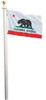 NYLGLO 140480 D3772 CALIFORNIA FLAG 5X8 FT NYLON