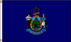 NYLGLO 142280 D3772 MAINE FLAG 5X8 FT NYLON