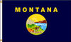 NYLGLO 143180 D3772 MONTANA FLAG 5X8 FT NYLON