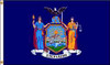 NYLGLO 143880 D3772 NEW YORK FLAG 5X8 FT NYLON