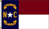 NYLGLO 143980 NORTH CAROLINA FLAG,5X8 FT,NYLON