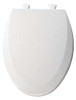 BEMIS MFG 1500EC 000 TOILET SEAT CLOSED FRONT 18-7/8 IN